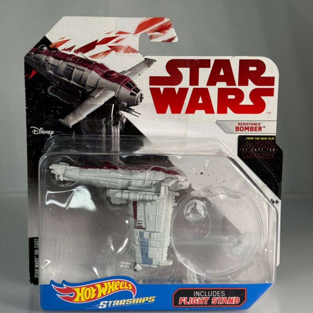 Star Wars Hot Wheels Starships Resistance Bomber